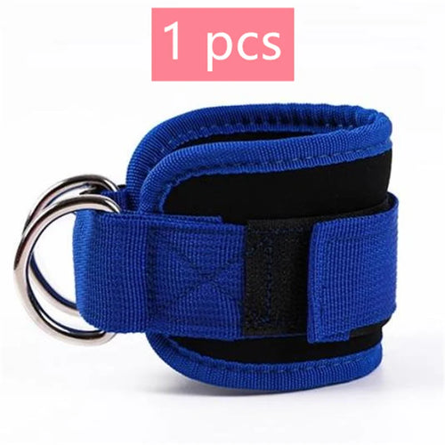 1/2Pcs Fitness Ankle Straps Adjustable D-Ring Support Cuffs Gym Leg