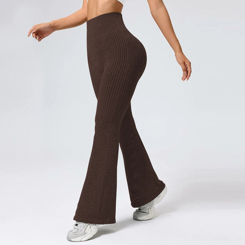 Breathable Flared Trousers Yoga-to-Street Chic Athleisure Fitness