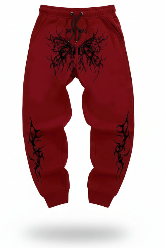 Featuring dark style printed sports pants, men's and women's street fashion pants, autumn and winter casual youth sports jogging - ALMASTRONG