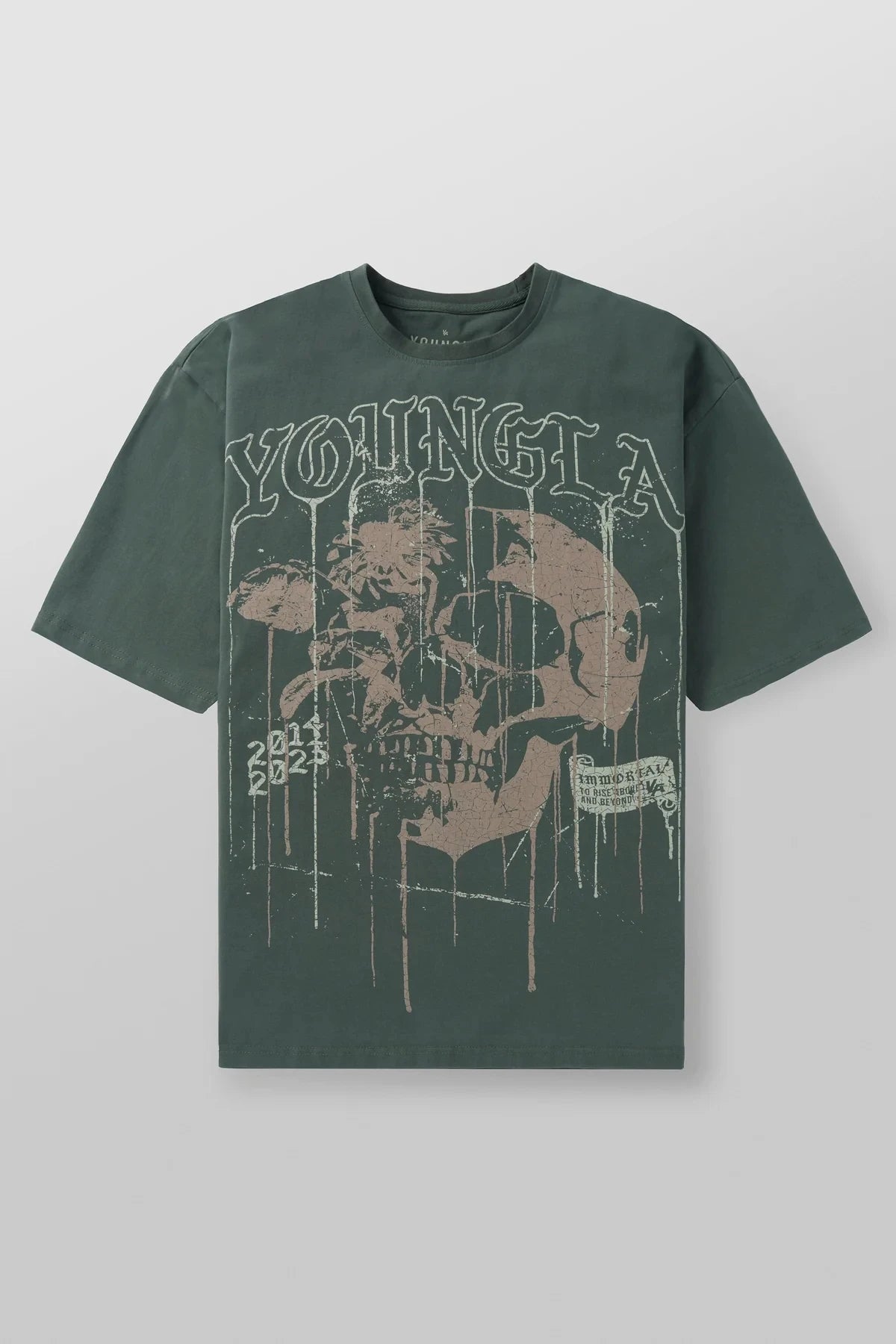 ALMASTRONG Men’s Oversized Sports T-Shirt – American Style Gym Training Tee