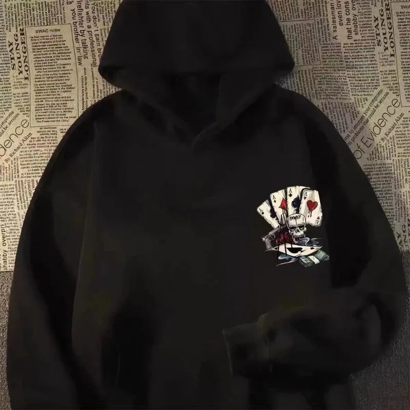 Oversized Men’s Hoodie – Autumn Pullover Sweatshirt