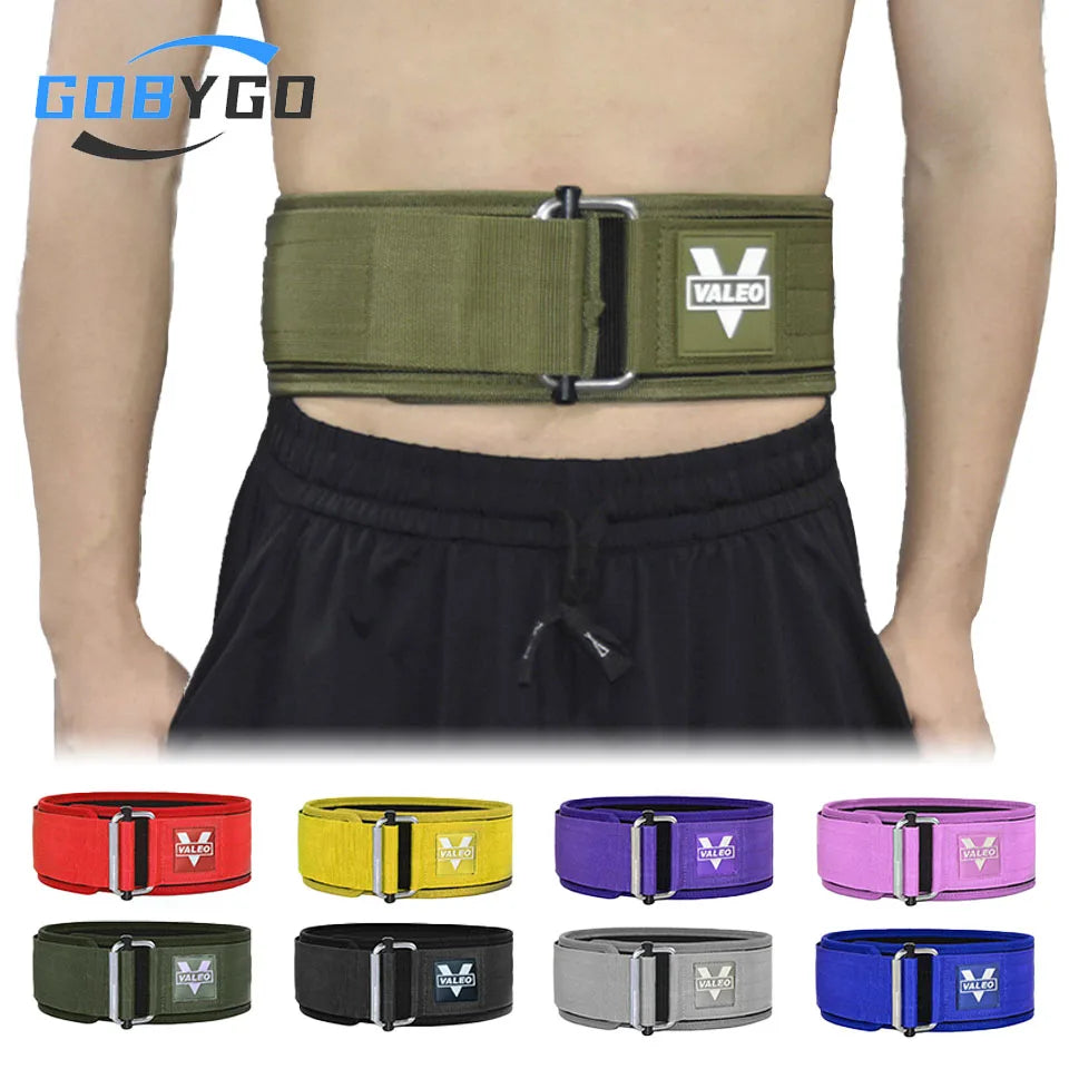 GOBYGO Fitness Weightlifting Belt Squat Pull-Up Adjustable Lumbar