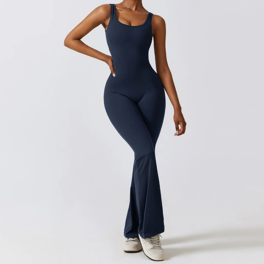 Women Tracksuit Sexy Jumpsuits Yoga Suit One-Piece Sport Fitness