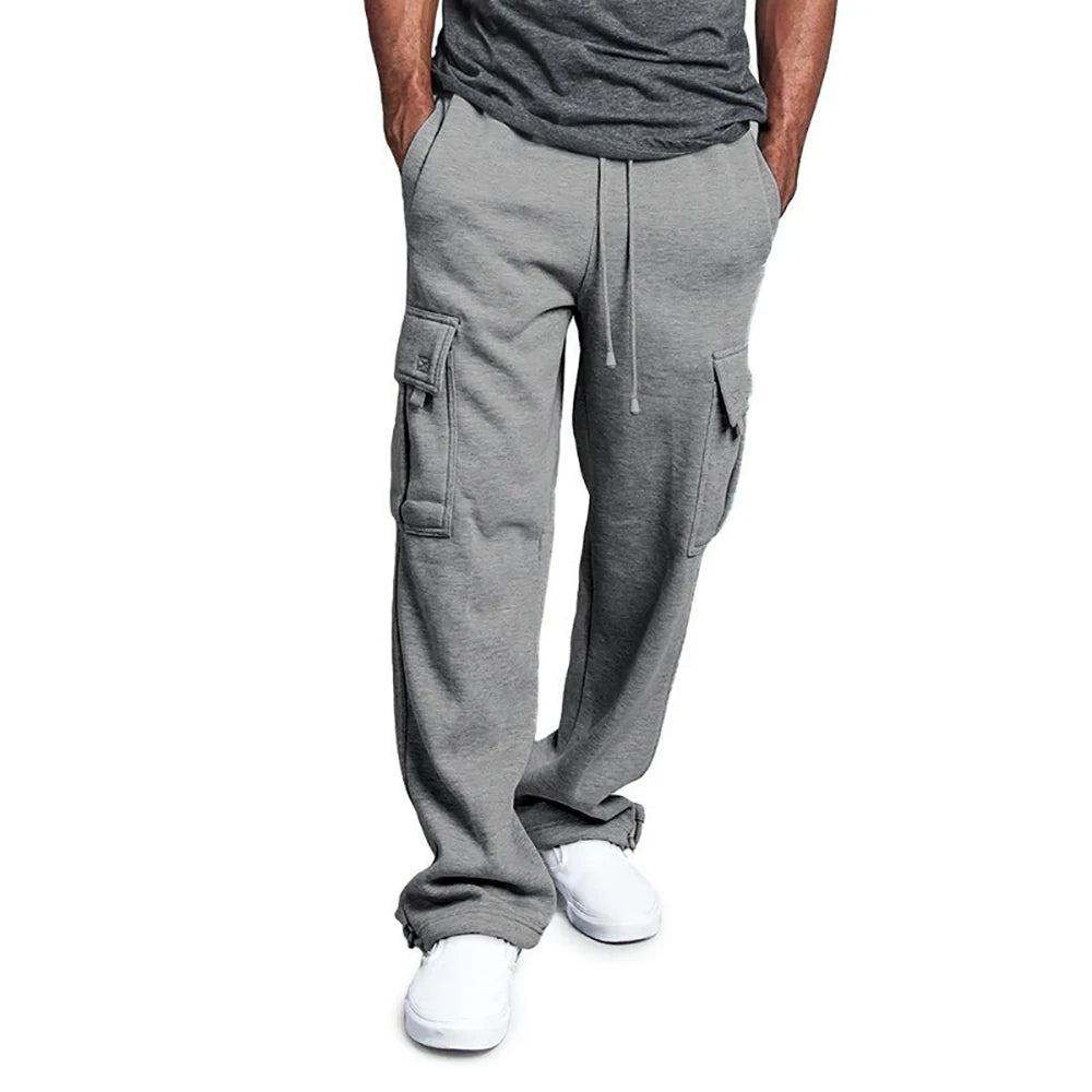 ALMASTRONG Men’s Straight-Fit Joggers