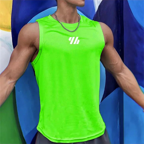 2023 newest Summer Gym Vest High Quality mesh Shirt Sleeveless