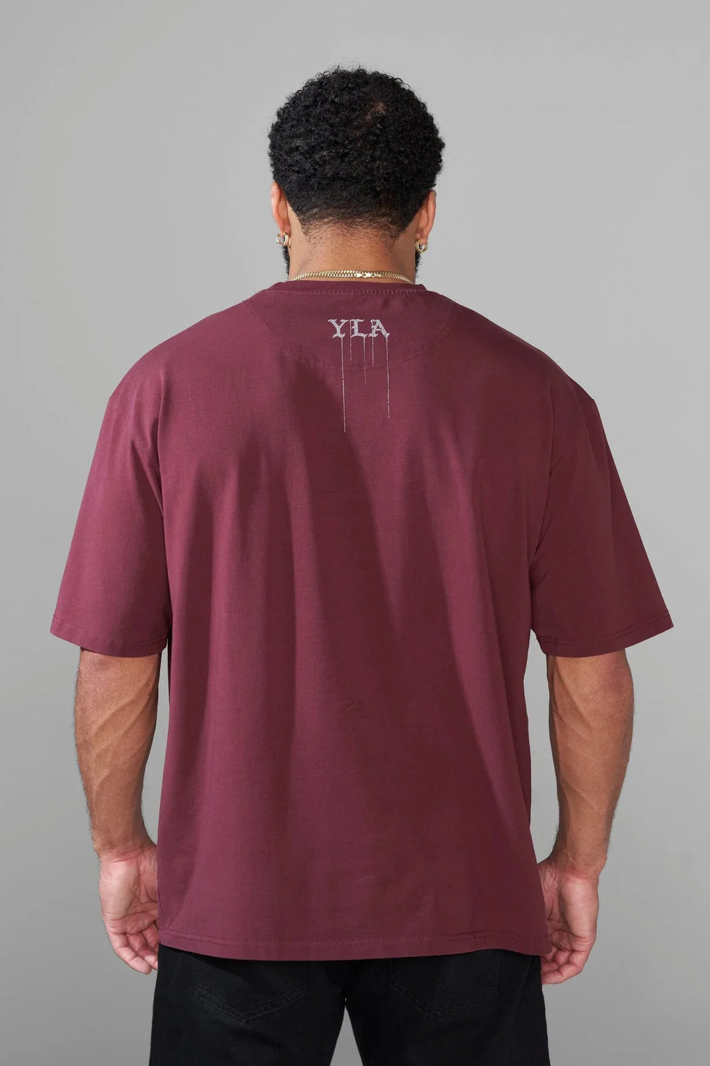 ALMASTRONG Men’s Oversized Sports T-Shirt – American Style Gym & Training Tee