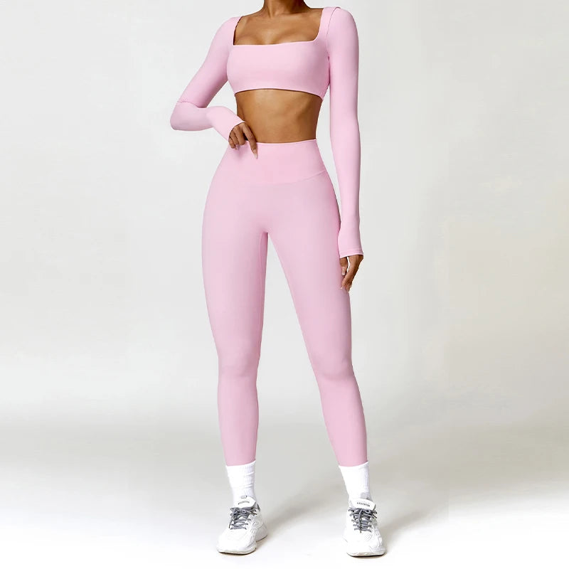 Gym Yoga Set – Quick-Dry Sports Tracksuit