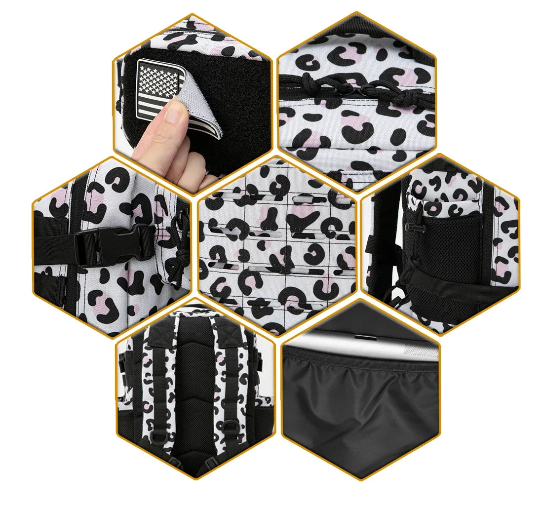 25/45L Women/men Backpack for Tactical Laser Cut Molle heavy duty