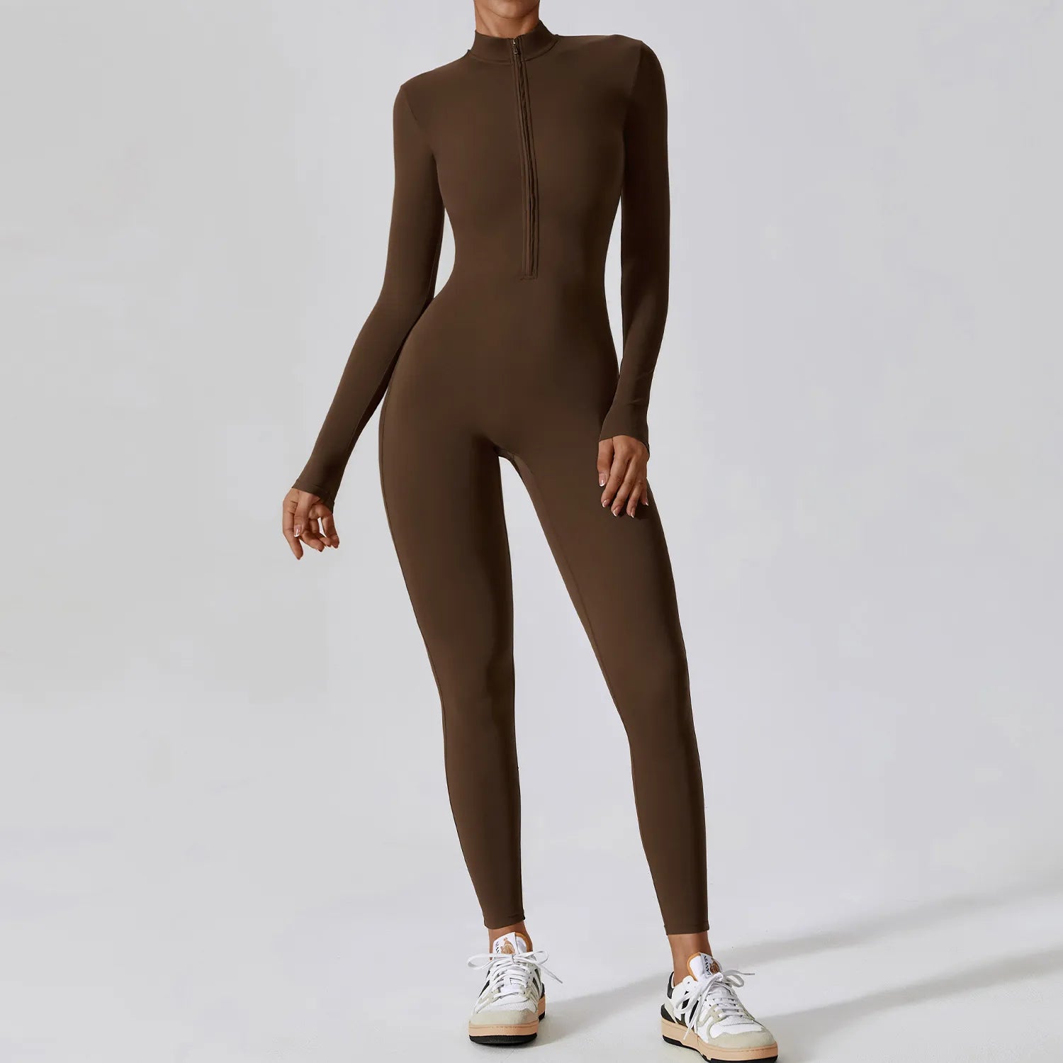 SculptEase Long Sleeve Fitness Jumpsuit