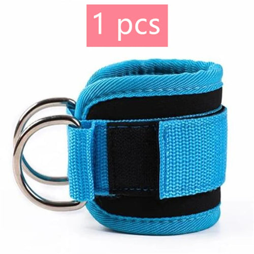 1/2Pcs Fitness Ankle Straps Adjustable D-Ring Support Cuffs Gym Leg