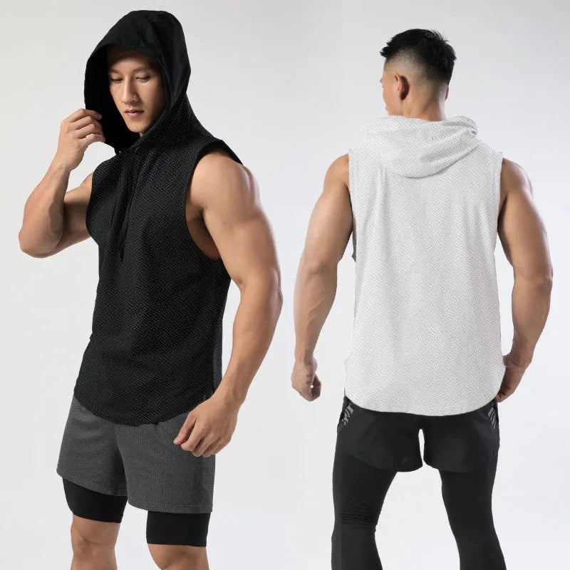 Summer Men Gym Tank Top Quick Dry Sleeveless Shirt Basketball Running