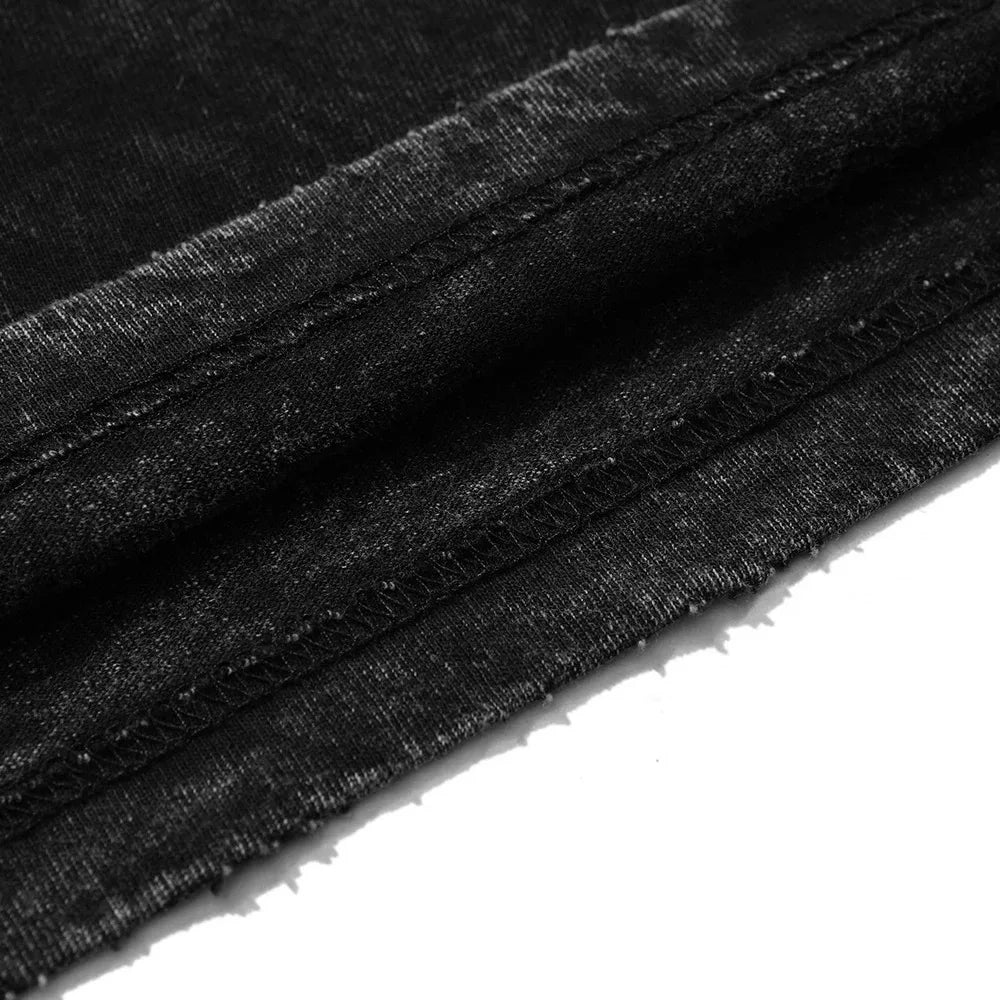 ALMASTRONG BMTH Graphic T-Shirt – Washed Vintage Harajuku Streetwear Tee (Unisex)