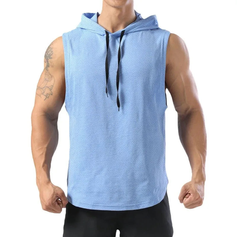 Summer Men Gym Tank Top Quick Dry Sleeveless Shirt Basketball Running