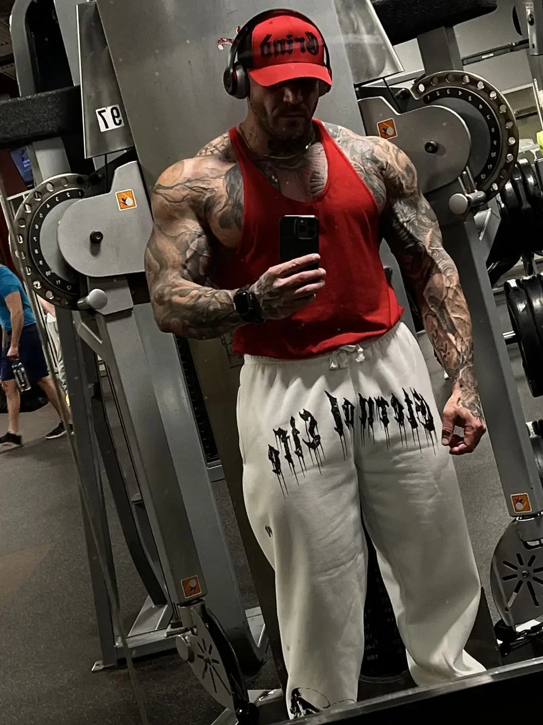 2024 European and American Men's New Year Wear Sports Pants Casual