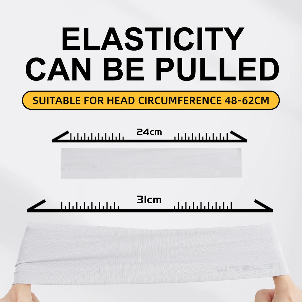 WRELS Sport Headband Running Fitness Sweatband Elastic Absorbent Sweat