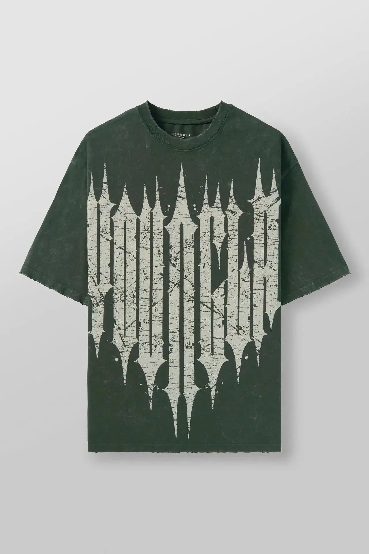 ALMASTRONG Men’s Oversized Sports T-Shirt – Cotton Gym & Training Tee