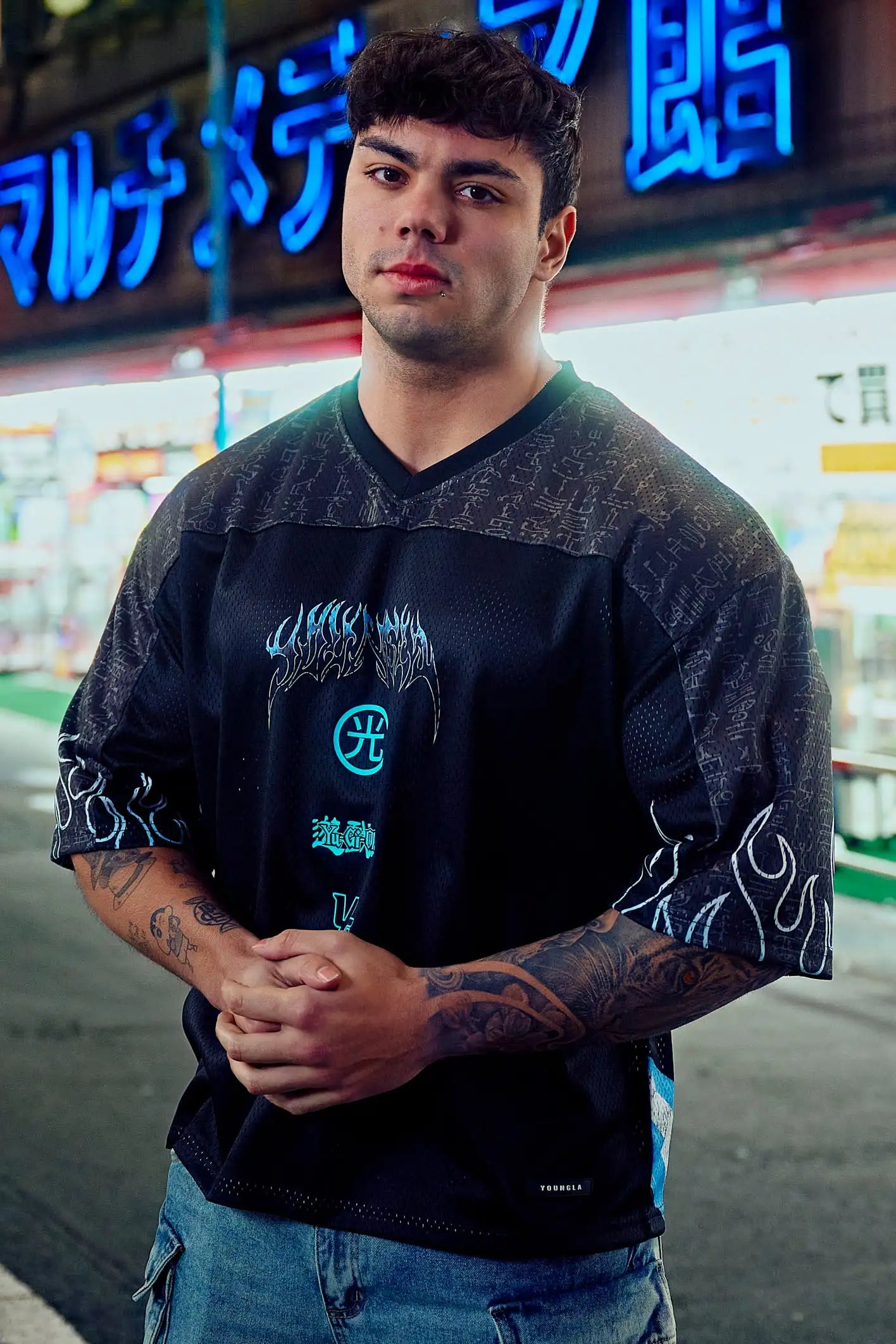 ALMASTRONG Men’s Sports T-Shirt – Summer Quick-Dry Loose Fit Gym Top