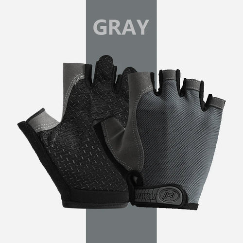 Gym Gloves Fitness Training Fingerless Men Women Bodybuilding Exercise - ALMASTRONG