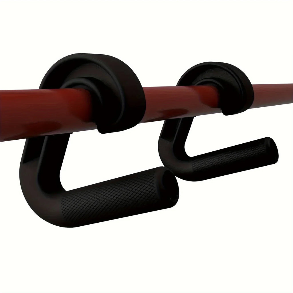 Gym-Grade Grip Bar with Double Hooks