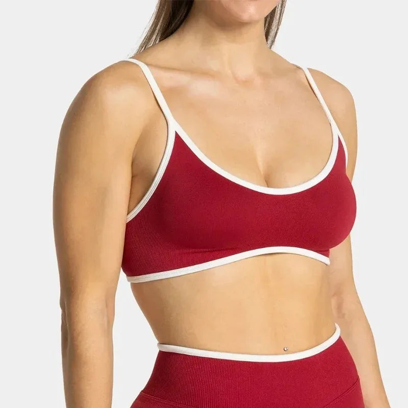 ALMASTRONG Women’s Sports Bra – Backless Yoga & Fitness Top