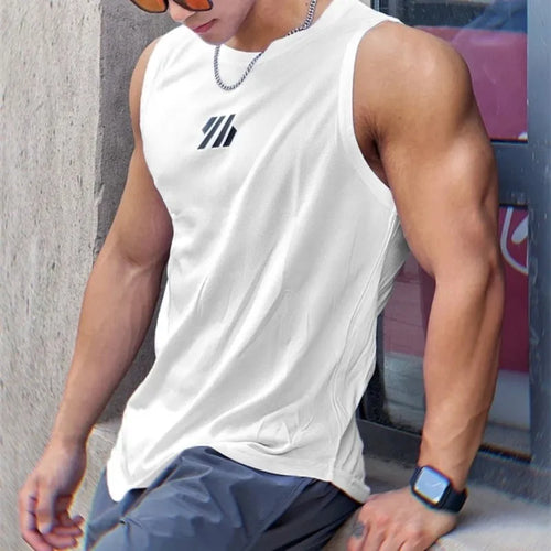 2023 newest Summer Gym Vest High Quality mesh Shirt Sleeveless