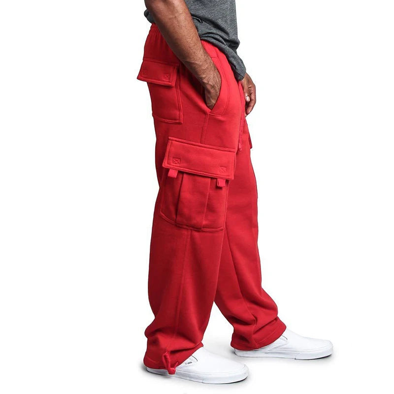 ALMASTRONG Men’s Straight-Fit Joggers