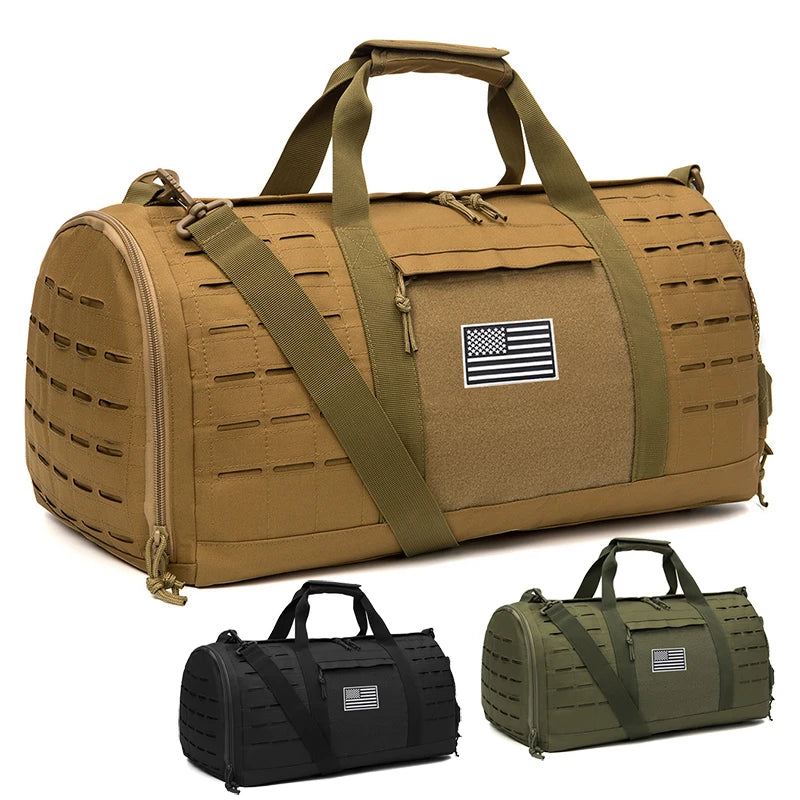 Large 40L Tactical Travel & Gym Duffel Bag