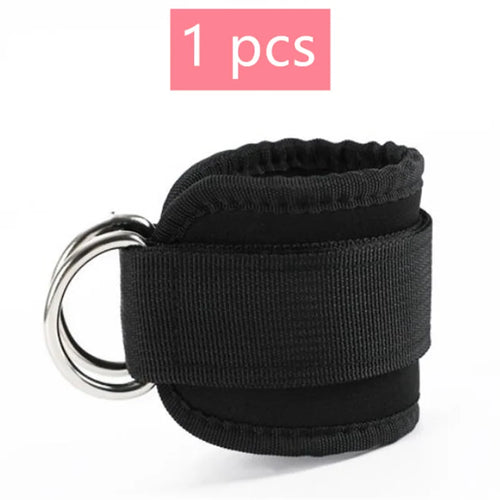 1/2Pcs Fitness Ankle Straps Adjustable D-Ring Support Cuffs Gym Leg