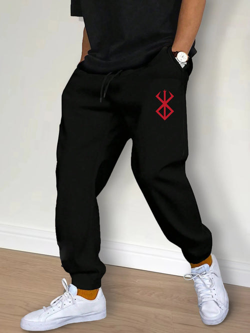 Men's Casual Pants Fashion Drawstring Casual Pants Joggers Workout
