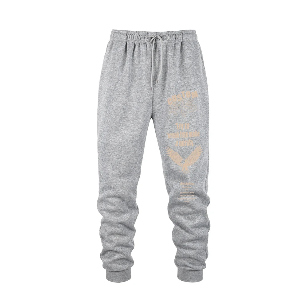 Men Sweatpants Spring Autumn New Jogger Gym Sports Fitness Printed