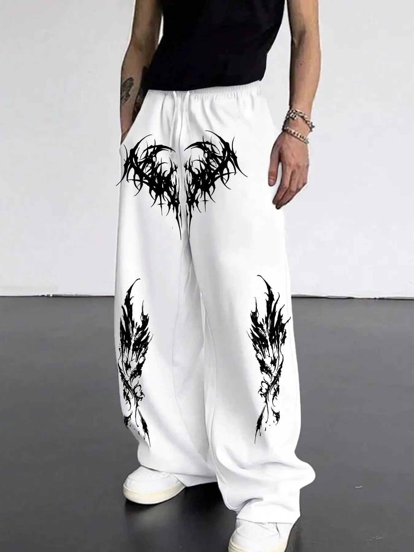 New 3D Printed Gothic Dark Style Pants, Comfortable Sports Pants for Home Wear, Super Powerful Hero Icons, Quick-dry Pants - ALMASTRONG