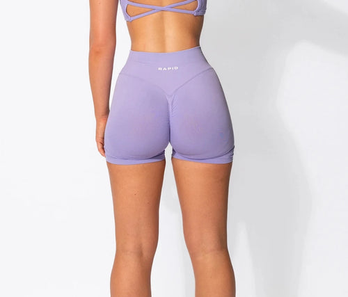 ALMASTRONG Women’s Seamless Scrunch Shorts –  Gym & Yoga Fit