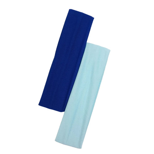 2PCS/Set Sports Yoga Hair Band Solid Running Absorb Sweat Headband For