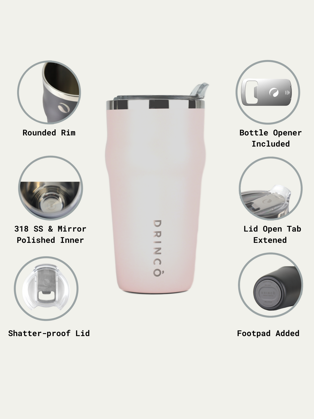 DRINCO THOR Insulated Beer Tumbler