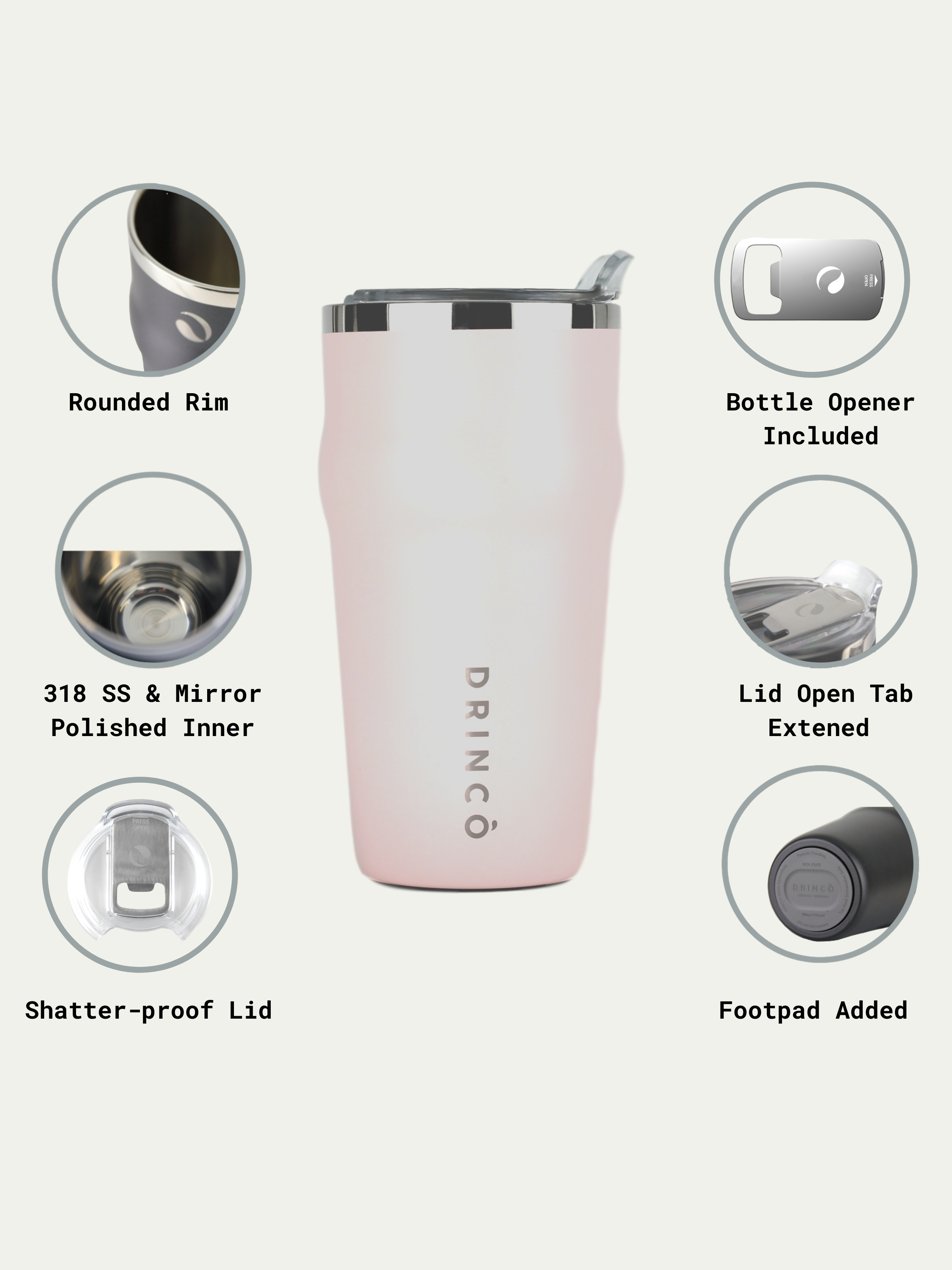 DRINCO THOR Insulated Beer Tumbler